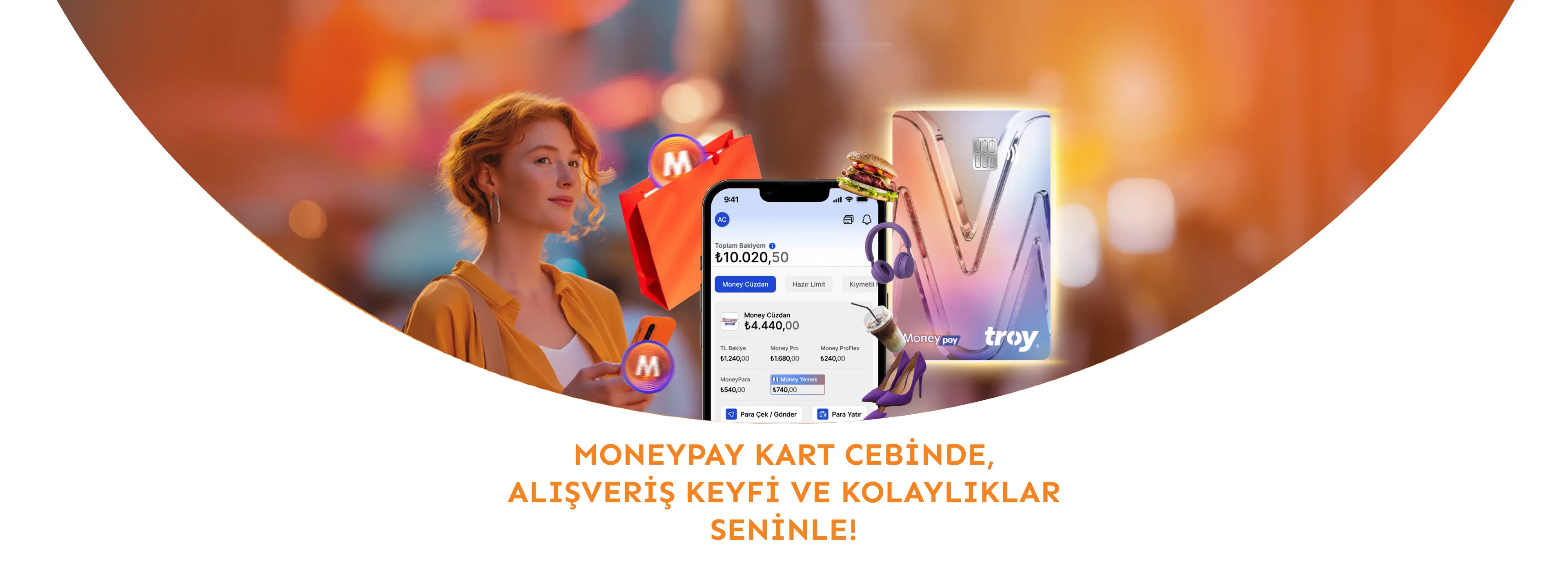 MoneyPay Kart Cebinde